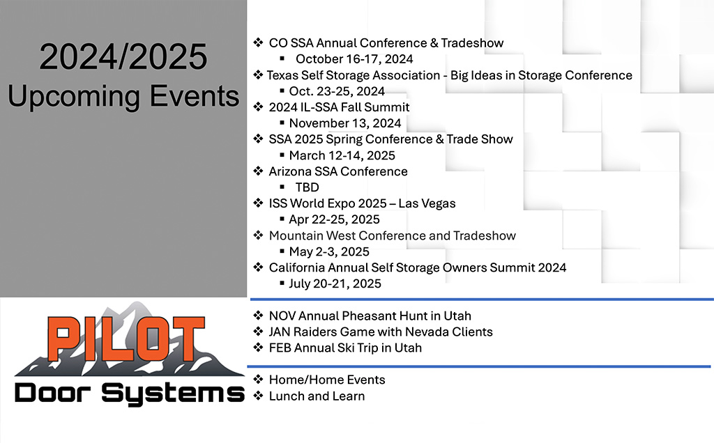 Upcoming Industry Events